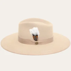 Stetson Midtown Wide Flat Brim Hat Black Sale