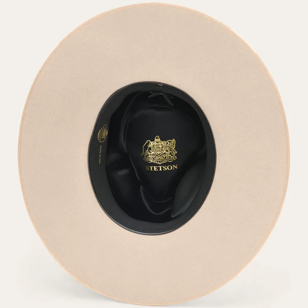 Stetson Midtown Wide Flat Brim Hat Black Sale