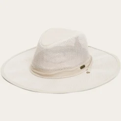 Stetson Montana 'No Fly Zone' Mesh Hat Khaki Hot