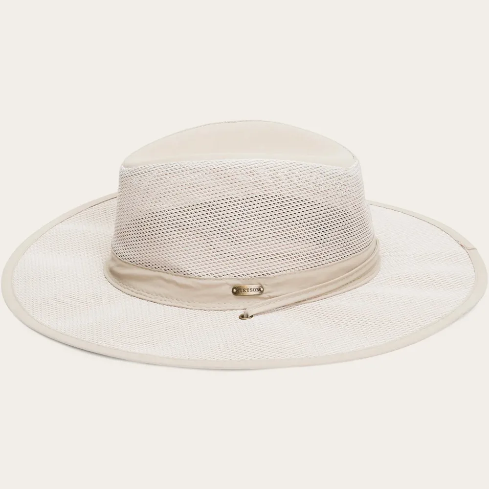 Stetson Montana 'No Fly Zone' Mesh Hat Khaki Hot