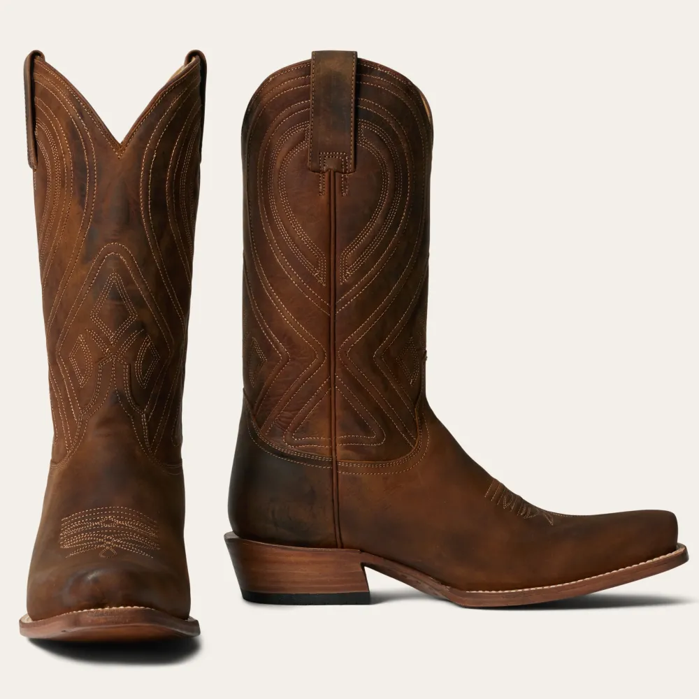 Stetson Mossman Boot Brown Discount