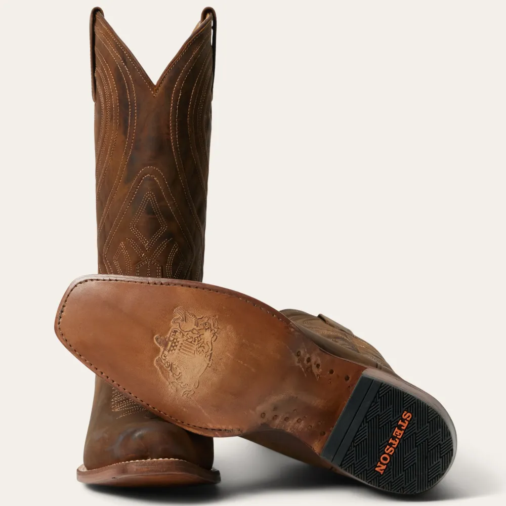 Stetson Mossman Boot Brown Discount