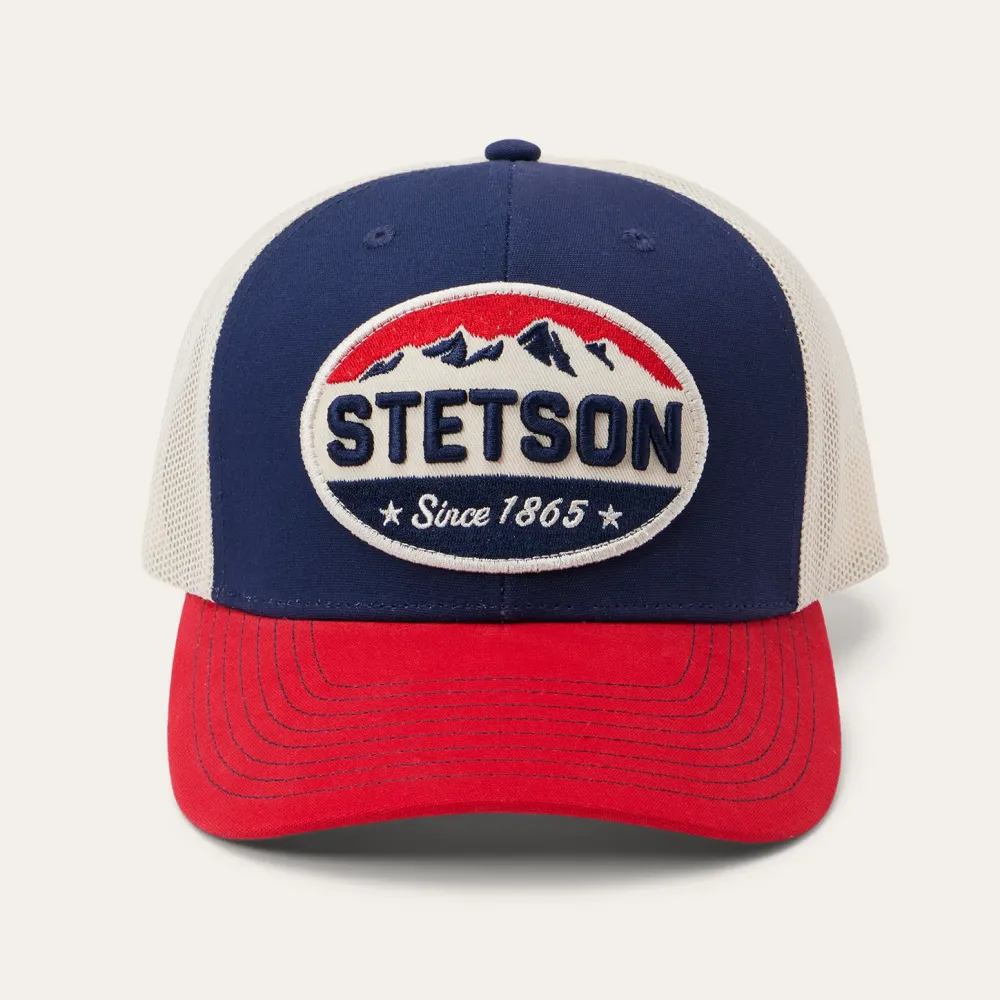 Stetson Americana Trucker Cap Navy Discount