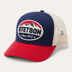 Stetson Americana Trucker Cap Navy Discount