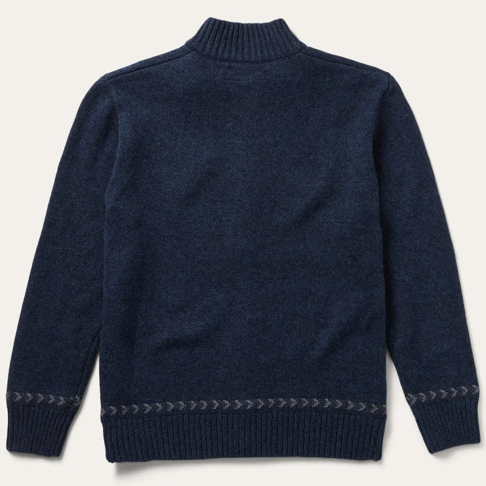 Stetson Navy Aztec Cardigan Blue Online