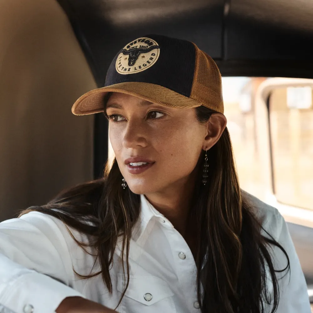 Stetson Longhorn Trucker Cap Navy Outlet