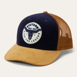 Stetson Longhorn Trucker Cap Navy Outlet