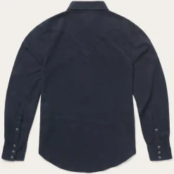 Stetson Navy Twill Shirt Blue Online