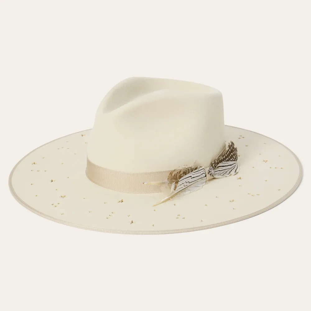 Stetson Night Sky Fedora Navy Outlet