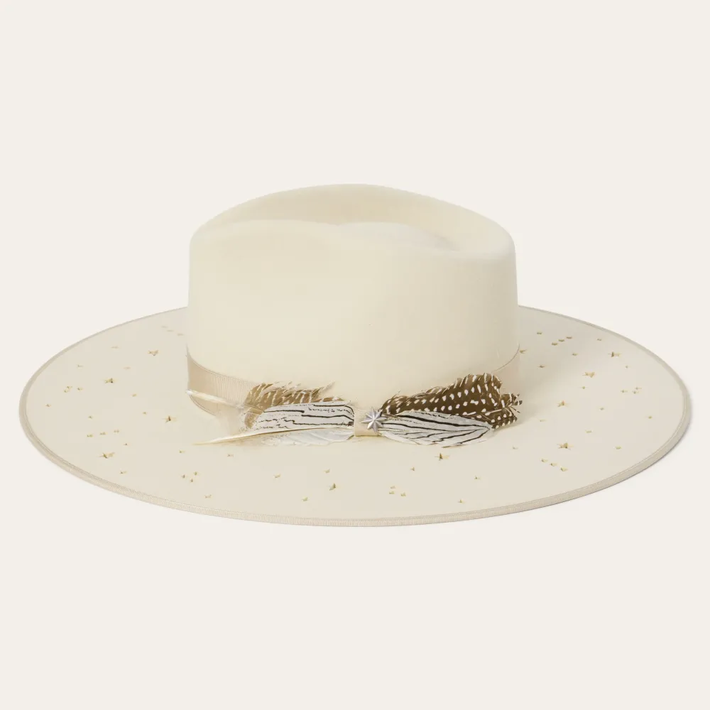 Stetson Night Sky Fedora Navy Outlet