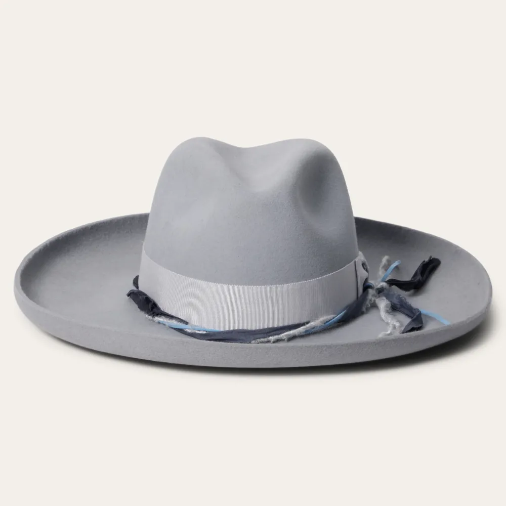 Stetson Oceanus Fedora Light Grey Discount