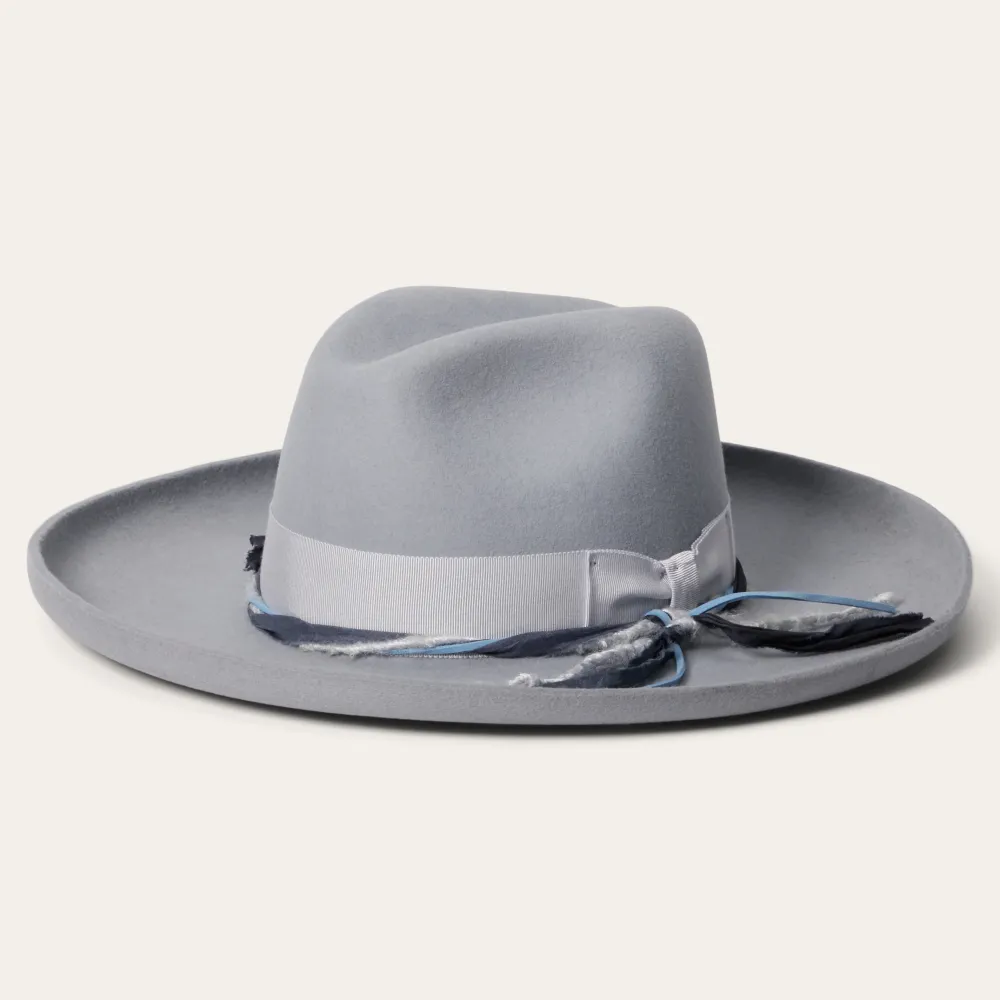 Stetson Oceanus Fedora Light Grey Discount