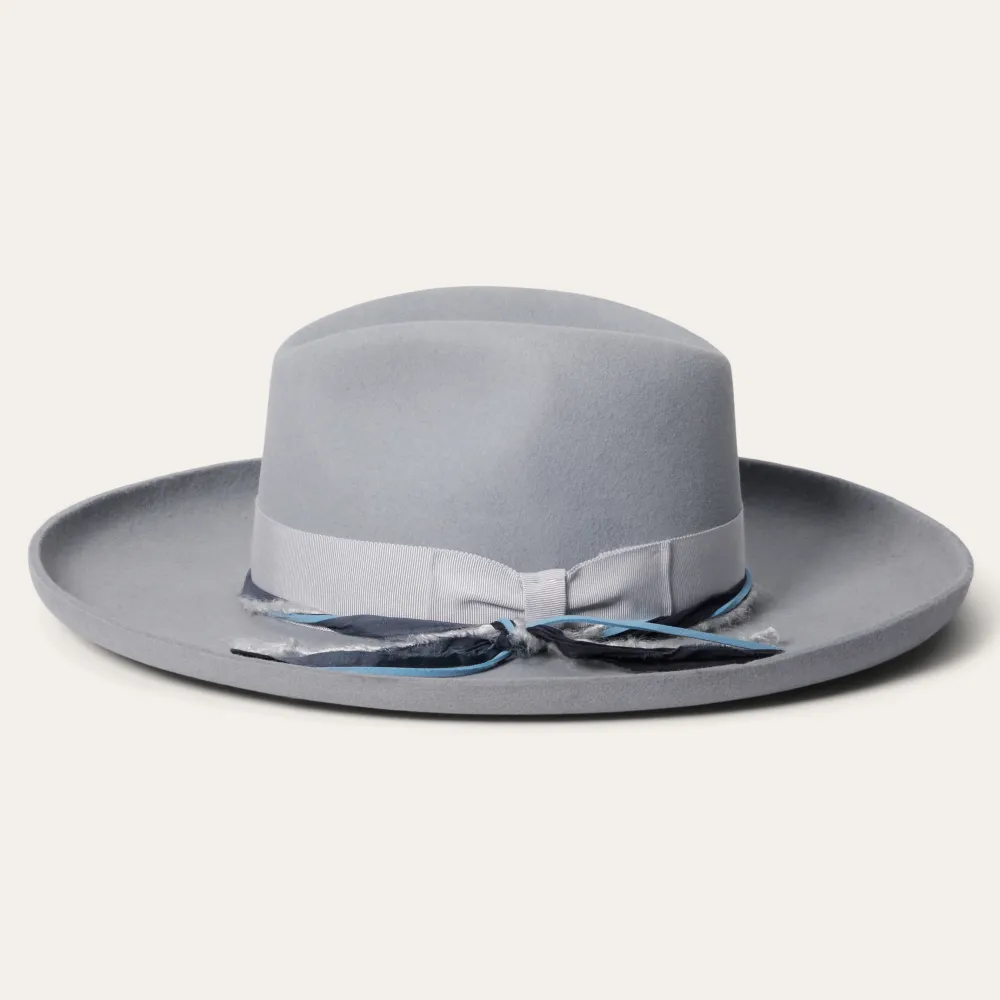 Stetson Oceanus Fedora Light Grey Discount