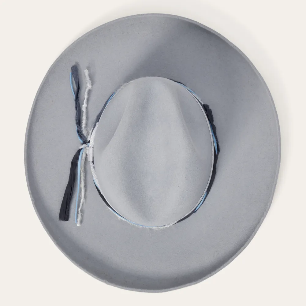 Stetson Oceanus Fedora Light Grey Discount