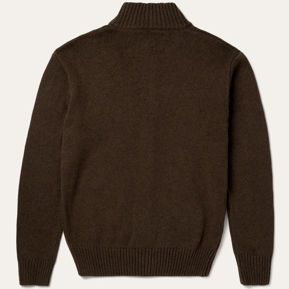 Stetson Ombre Border Stripe Cardigan Brown Discount
