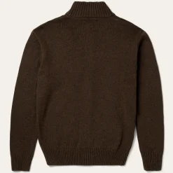 Stetson Ombre Border Stripe Cardigan Brown Online