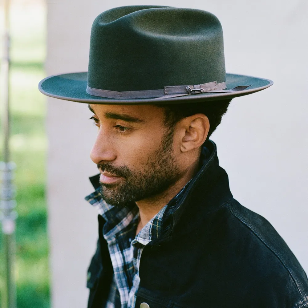 Stetson Open Road Royal Deluxe Hat Sage Outlet