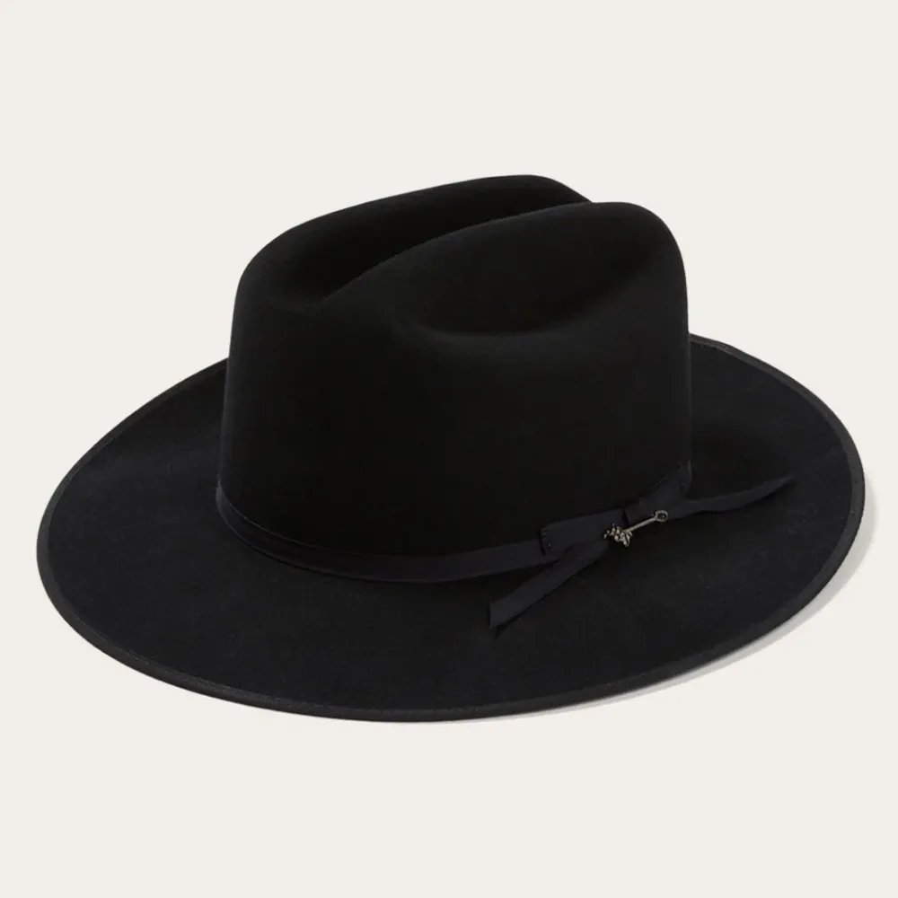 Stetson Open Road Royal Deluxe Hat Black Outlet