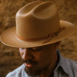 Stetson Open Road Straw Hat Cognac Hot