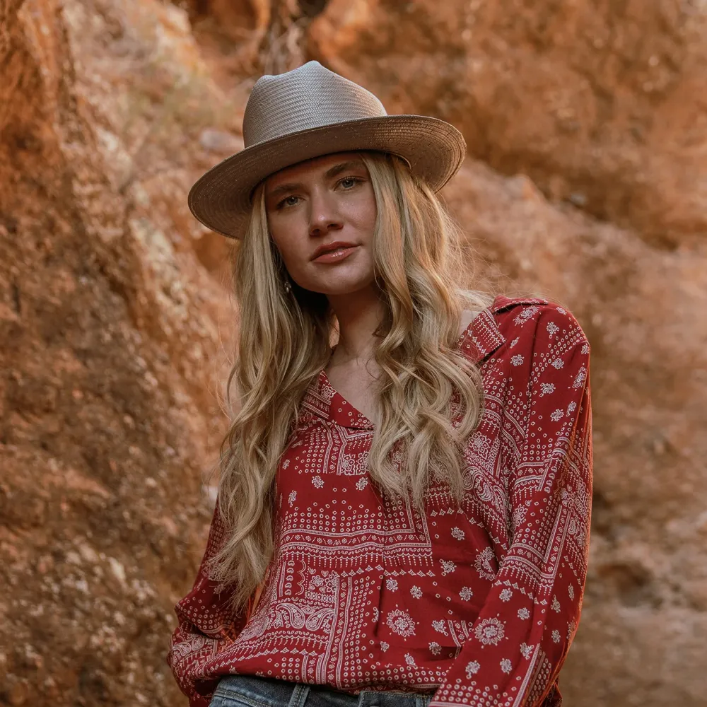 Stetson Open Road Straw Hat Taupe Best