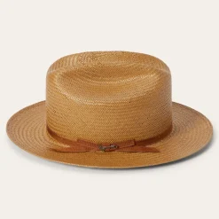Stetson Open Road Straw Hat Cognac Hot