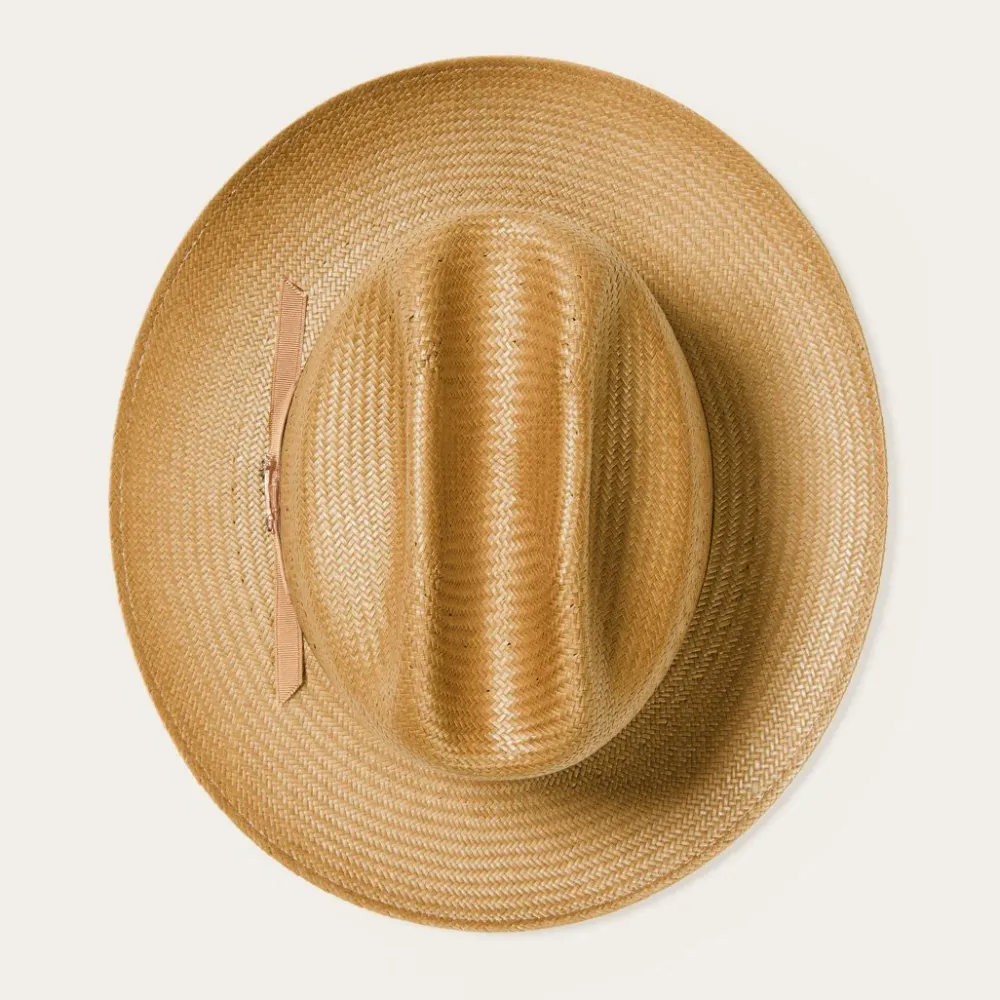 Stetson Open Road Vented Straw Cowboy Hat Cognac Sale