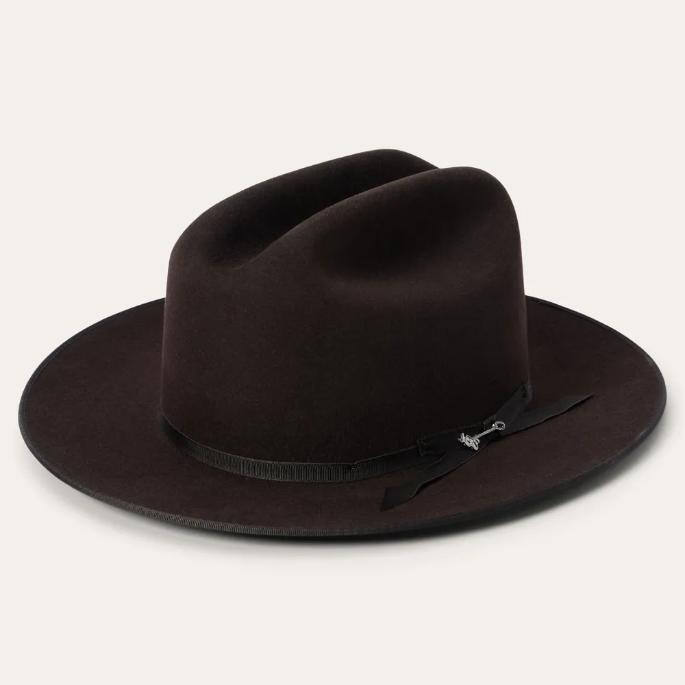 Stetson Open Road 6X Cowboy Hat Chocolate New