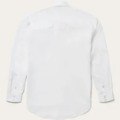 Stetson Pin Point Oxford Shirt White Best