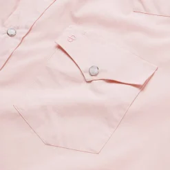 Stetson End-On-End Western Shirt Pink New