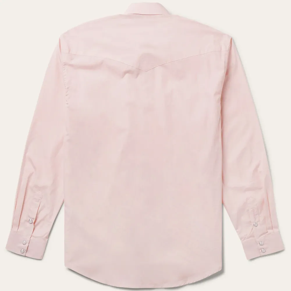 Stetson End-On-End Western Shirt Pink Sale