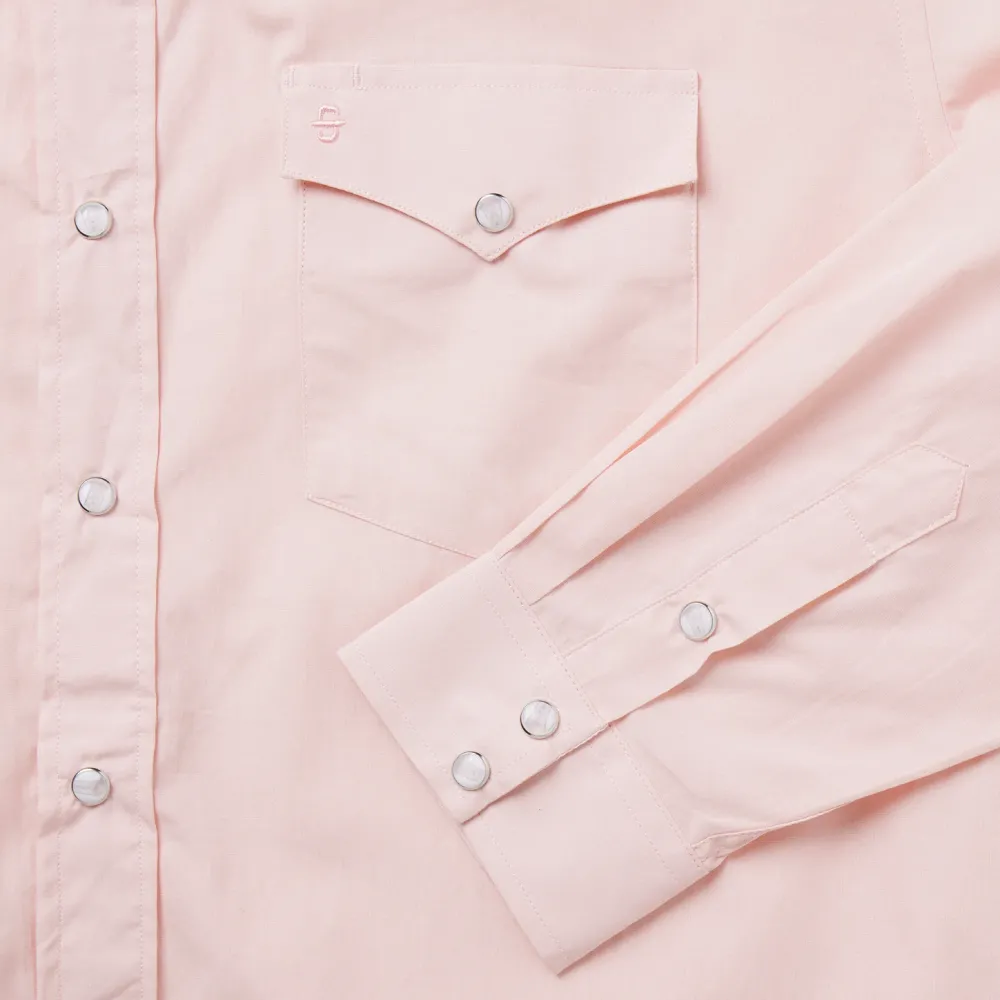Stetson End-On-End Western Shirt Pink Sale