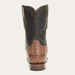 Stetson Puncher Exotic Boots Brown Sale