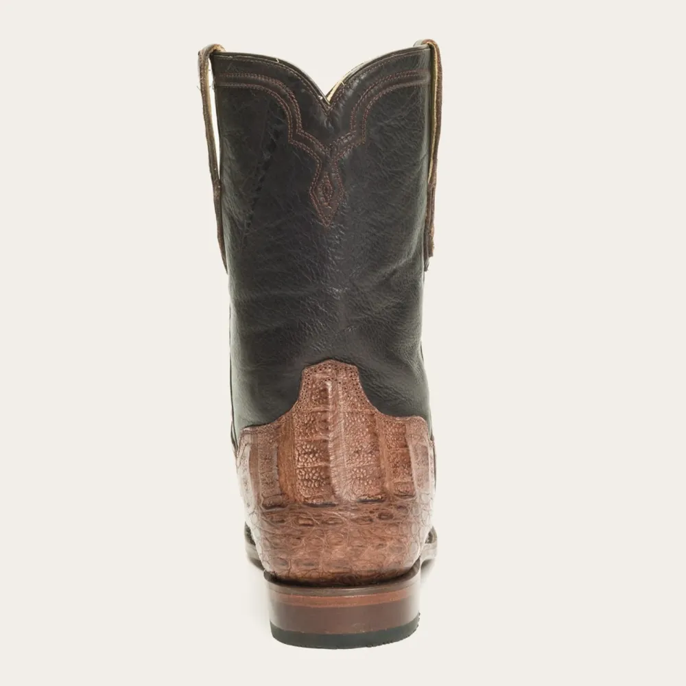 Stetson Puncher Exotic Boots Brown Sale