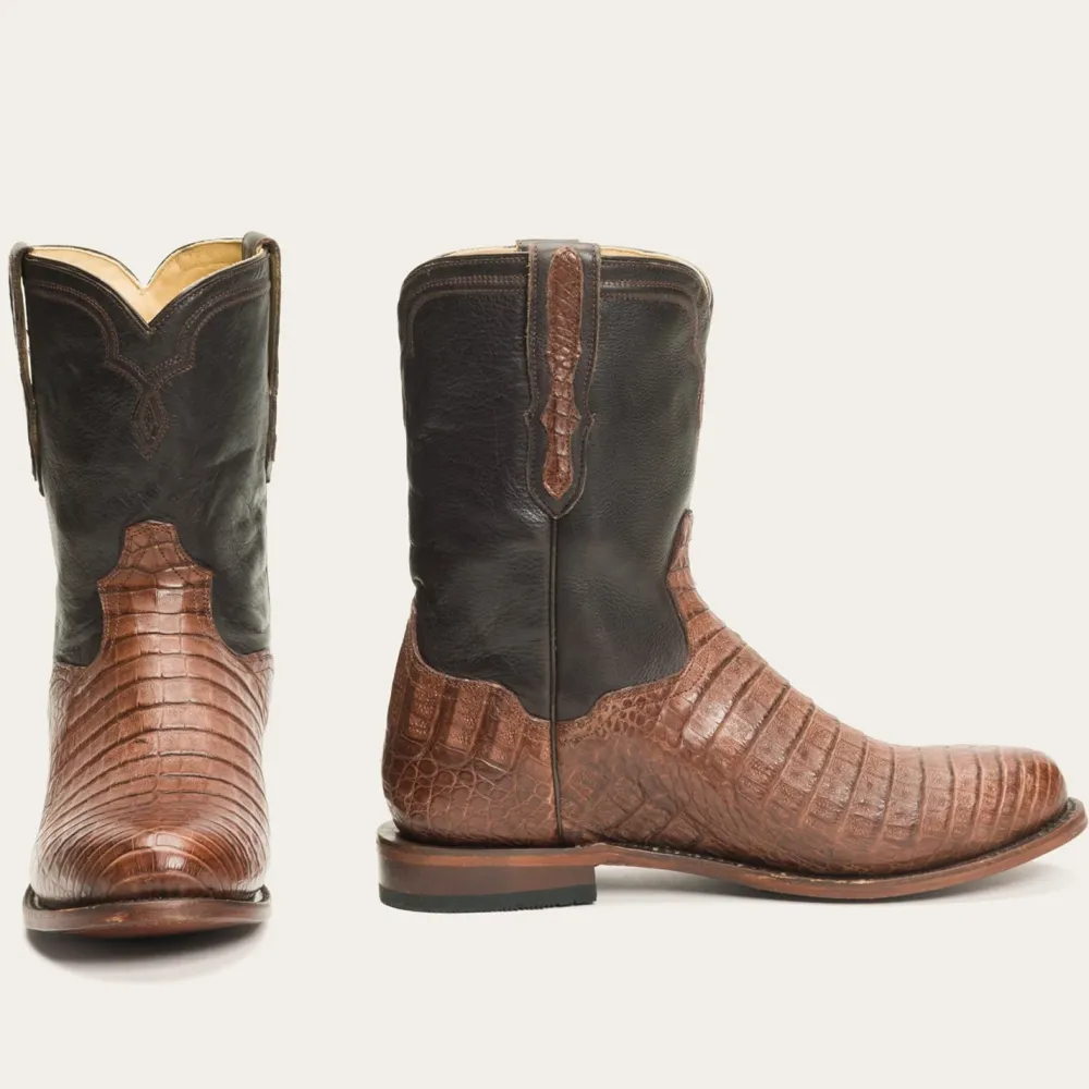 Stetson Puncher Exotic Boots Brown