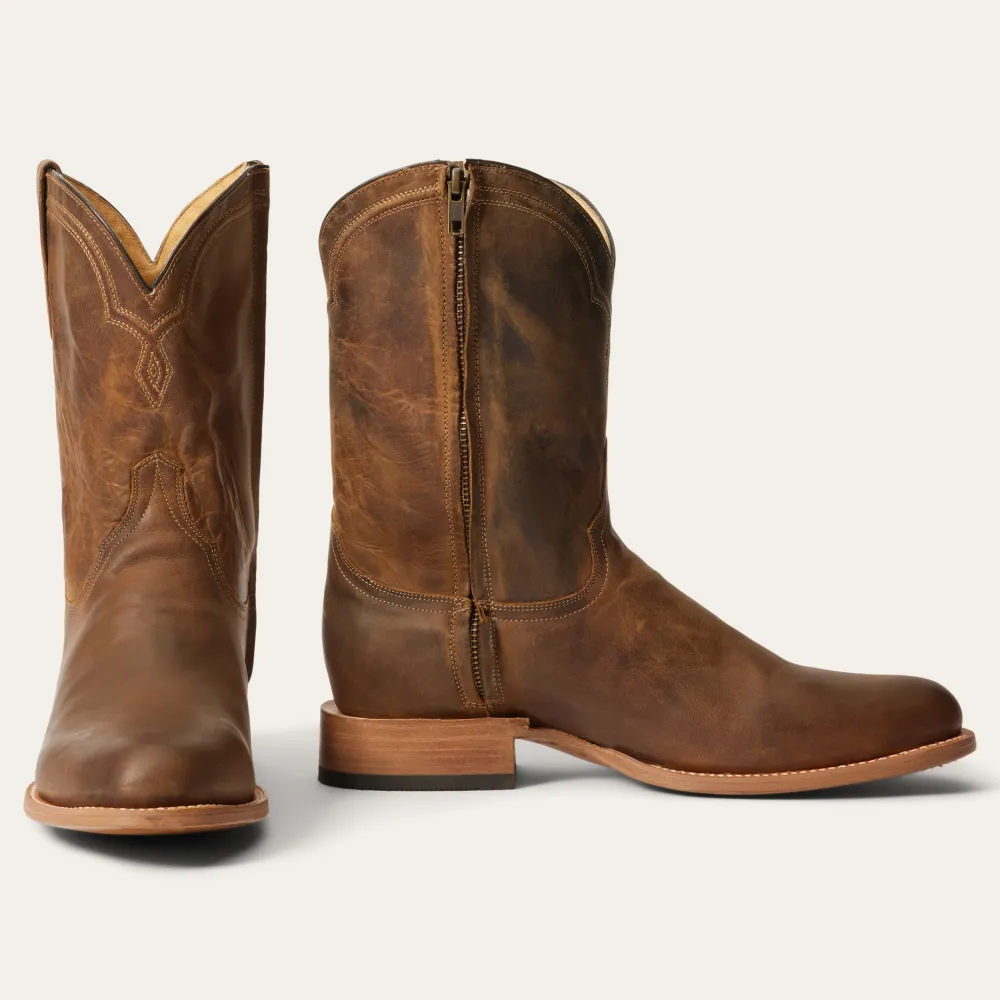 Stetson Rancher Zip Boots Brown Outlet