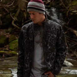 Stetson Range Print Softshell Tech Jacket Grey Discount