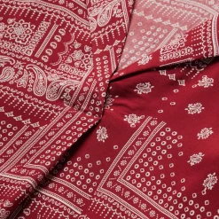 Stetson Bandana Patchwork Blouse Red Outlet