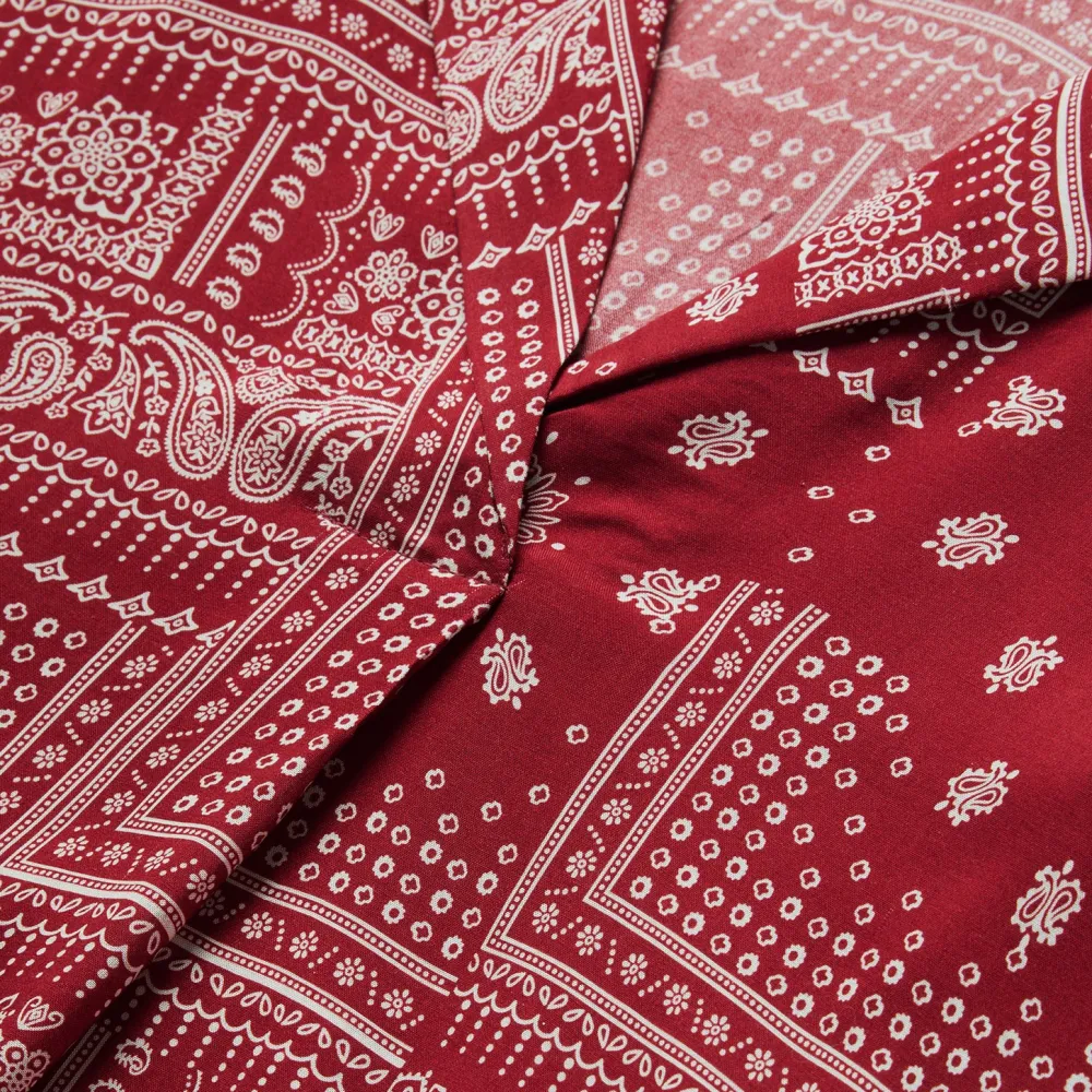 Stetson Bandana Patchwork Blouse Red Outlet