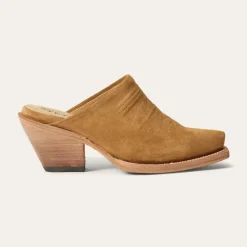 Stetson Reed Western Mules Tan New