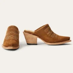 Stetson Reed Western Mules Brown Discount