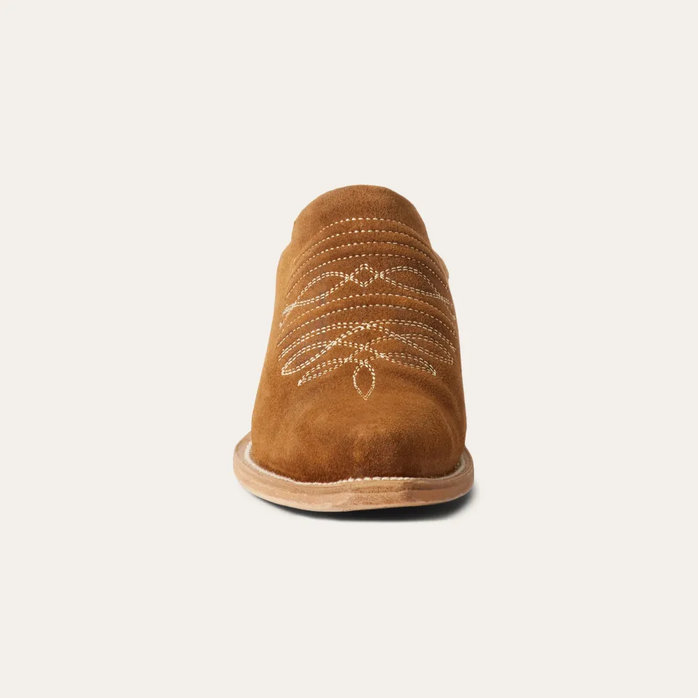 Stetson Reed Western Mules Brown Discount