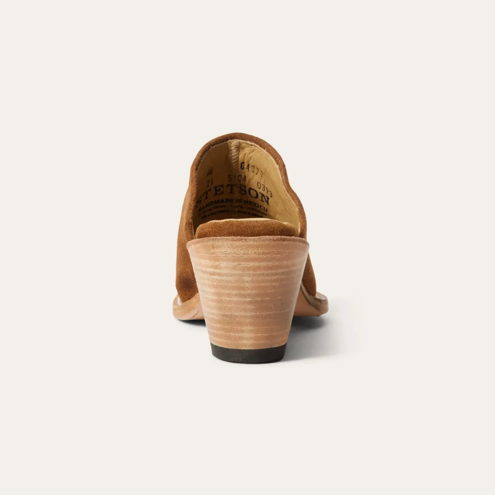 Stetson Reed Western Mules Brown Discount
