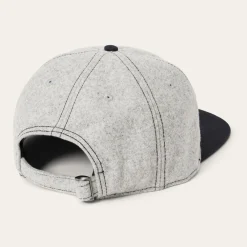 Stetson Retro Script Baseball Cap Grey Clearance