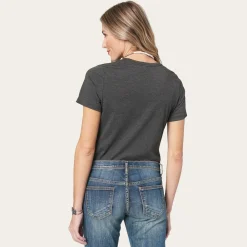 Stetson Riding Into The Sunset Graphic Tee Grey Sale
