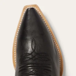 Stetson Riley Shorty Boots Black Outlet
