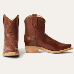Stetson Riley Shorty Boots Brown New