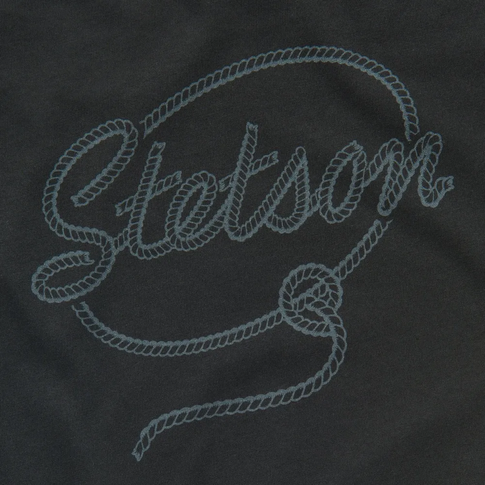 Stetson Rope Print Graphic Tee Black