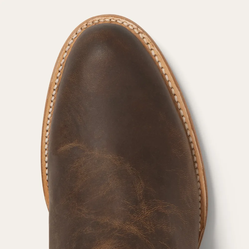Stetson Roughstock Zip Boots Brown Clearance