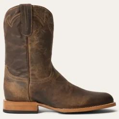 Stetson Roughstock Zip Boots Brown Sale