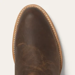 Stetson Roughstock Zip Boots Brown Sale